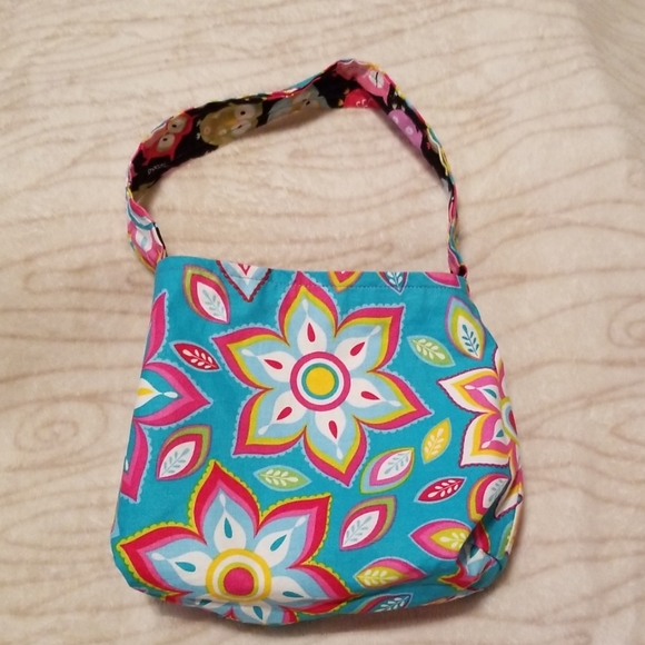 Small Reversible Handmade Handbag - Picture 2 of 3
